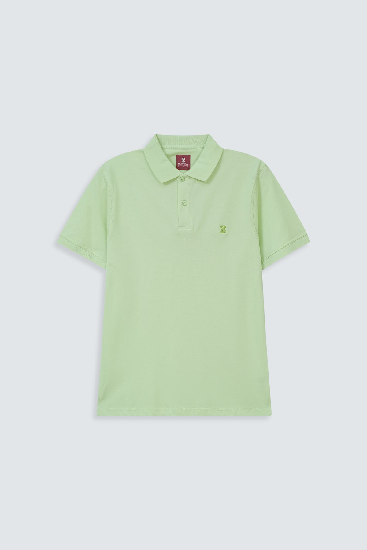 Office wear Basic Polo / Mint Green