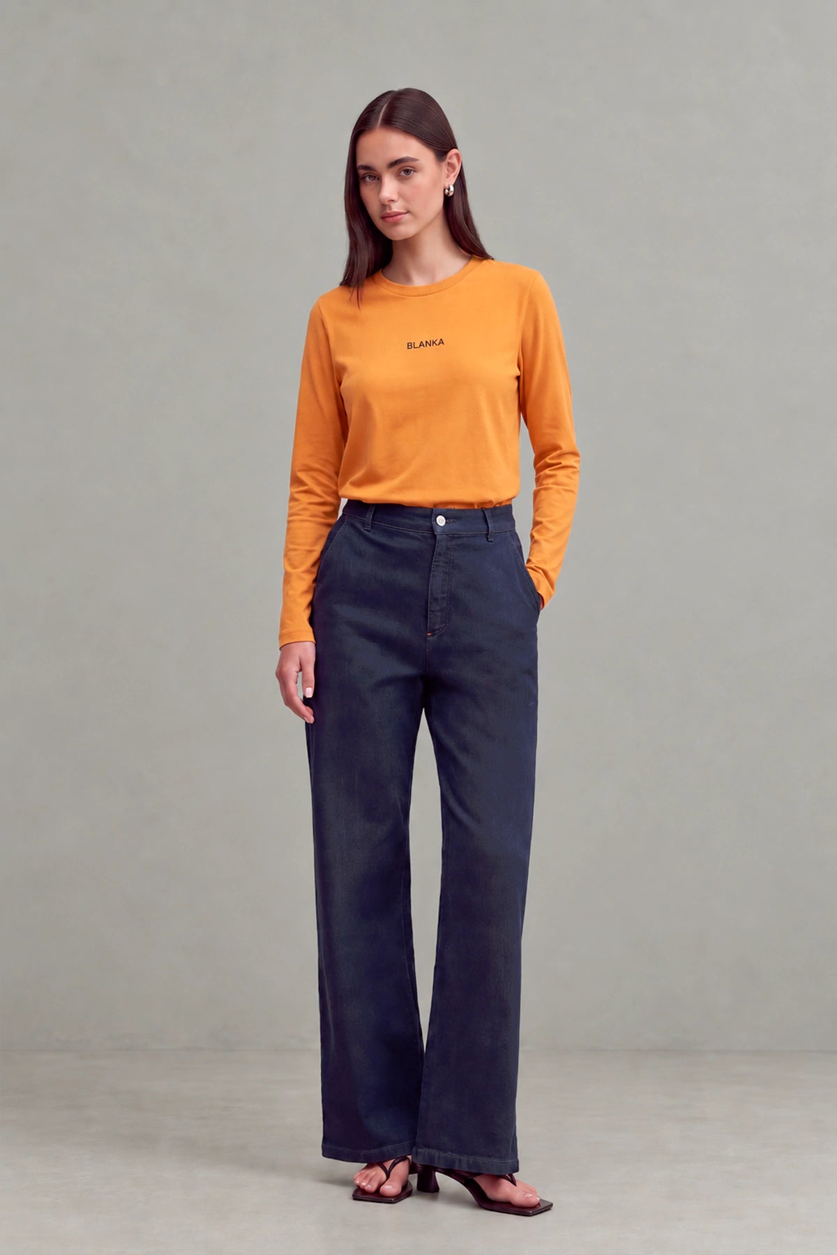 Cropped Fitted Tee / Desert Sun