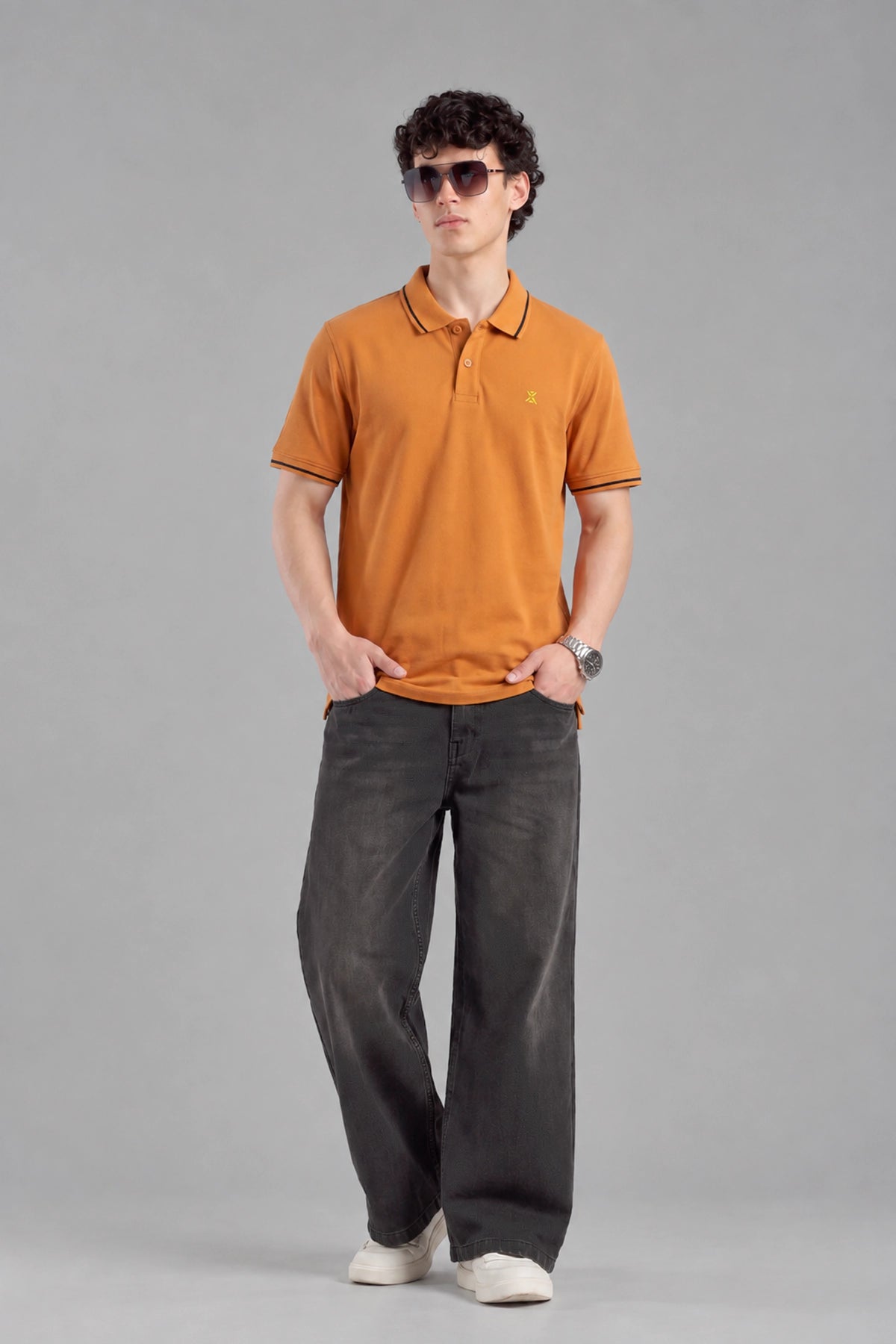 Contrast Edge Polo / Desert Sun