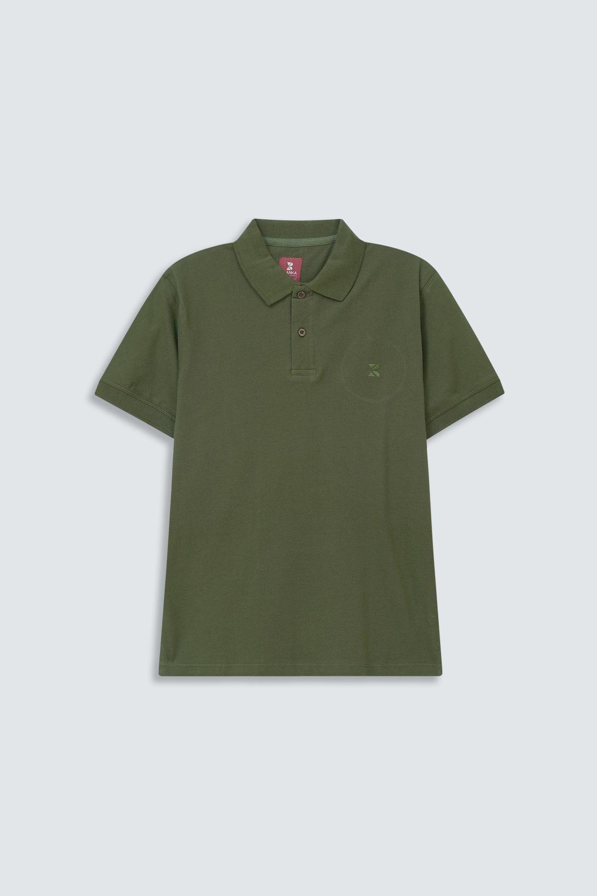 Office wear Basic Polo / Olive Green