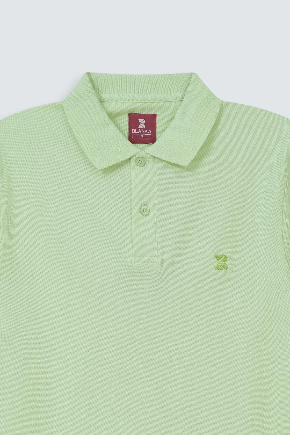 Office wear Basic Polo / Mint Green