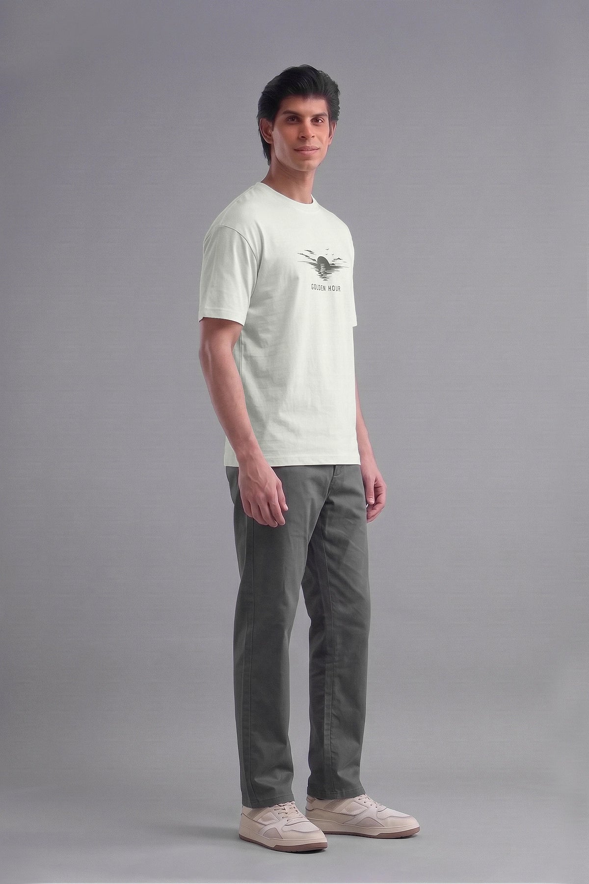 Graphic Tees / BEIGE