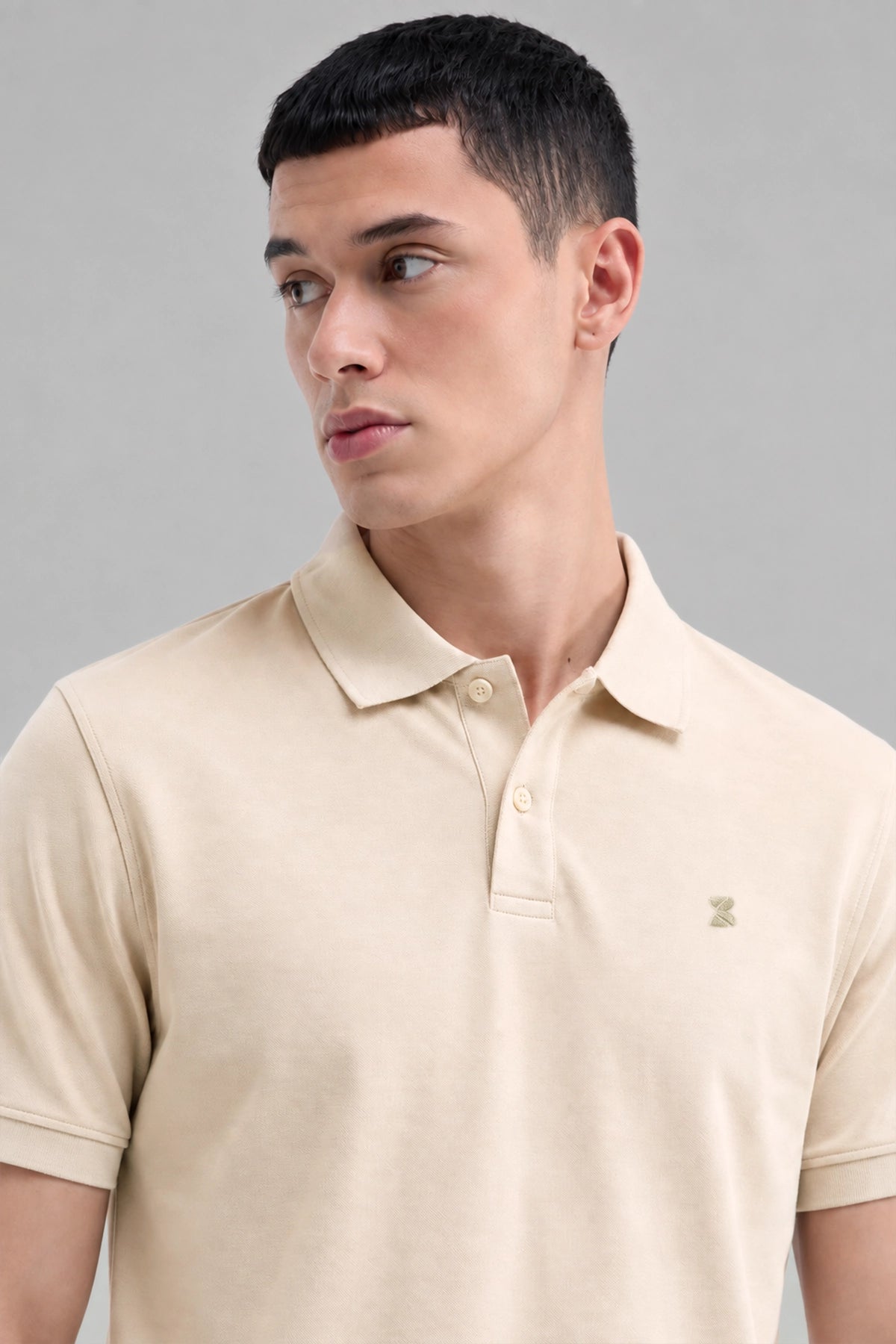 Office wear Basic Polo / Beige