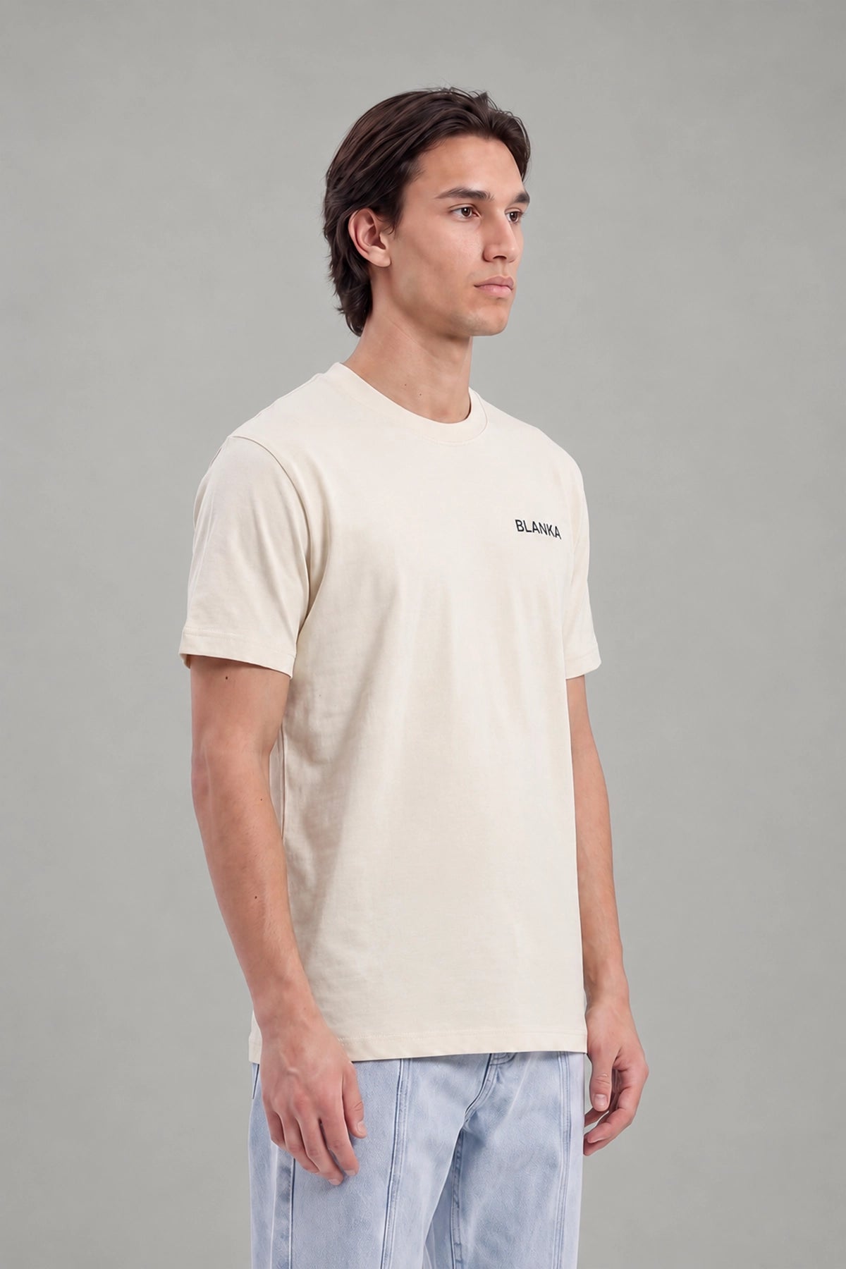 Basic Tees-Beige