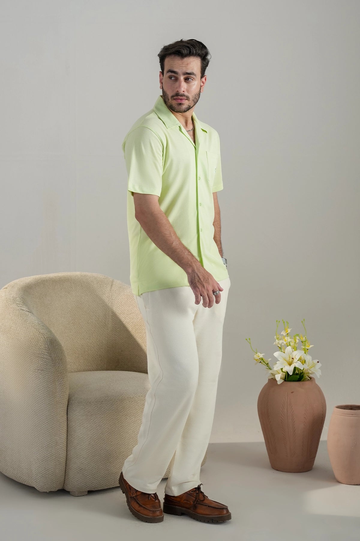 Button Down Shirt/Mint green