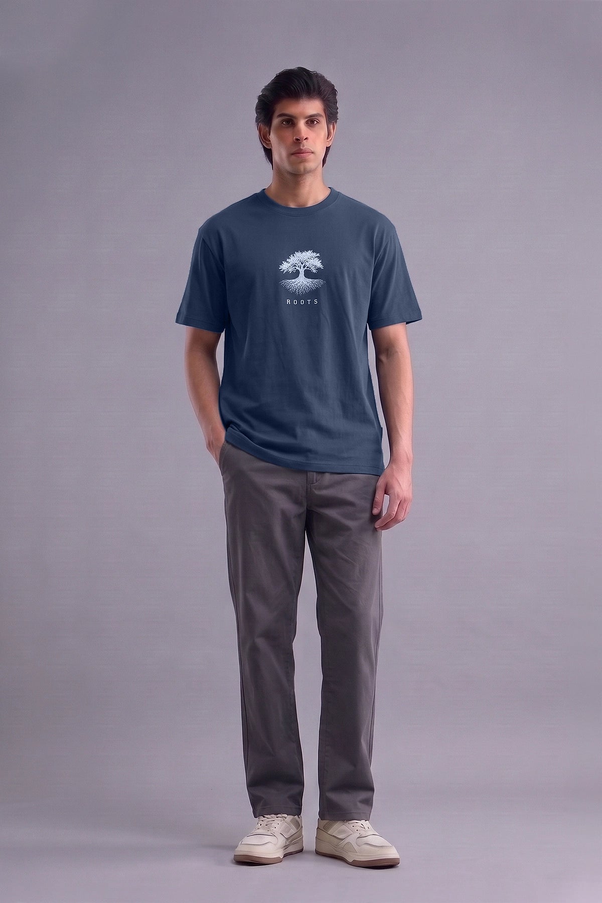 Graphic Tees / NAVY BLUE