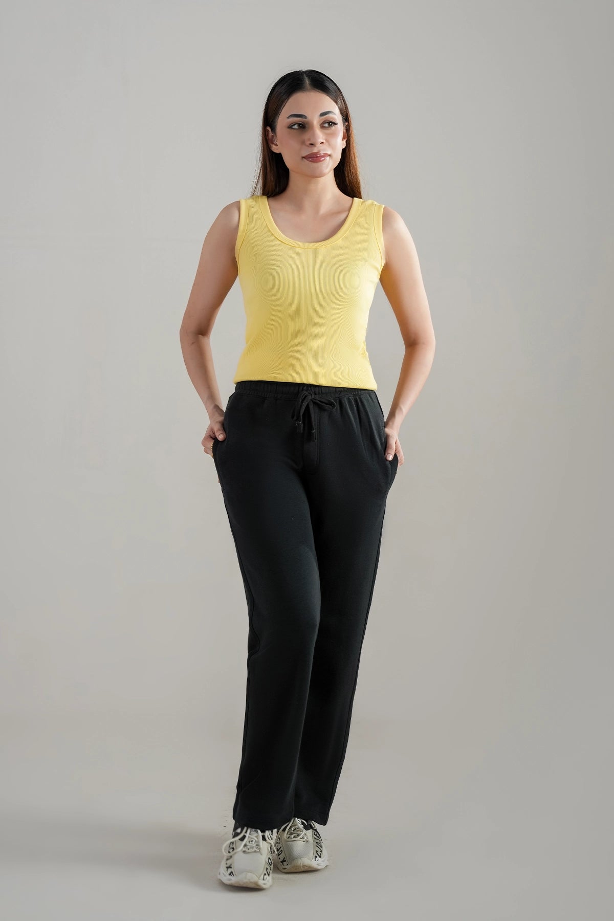 Active Wear Tank Top Ribbed / Sunshine Yellow