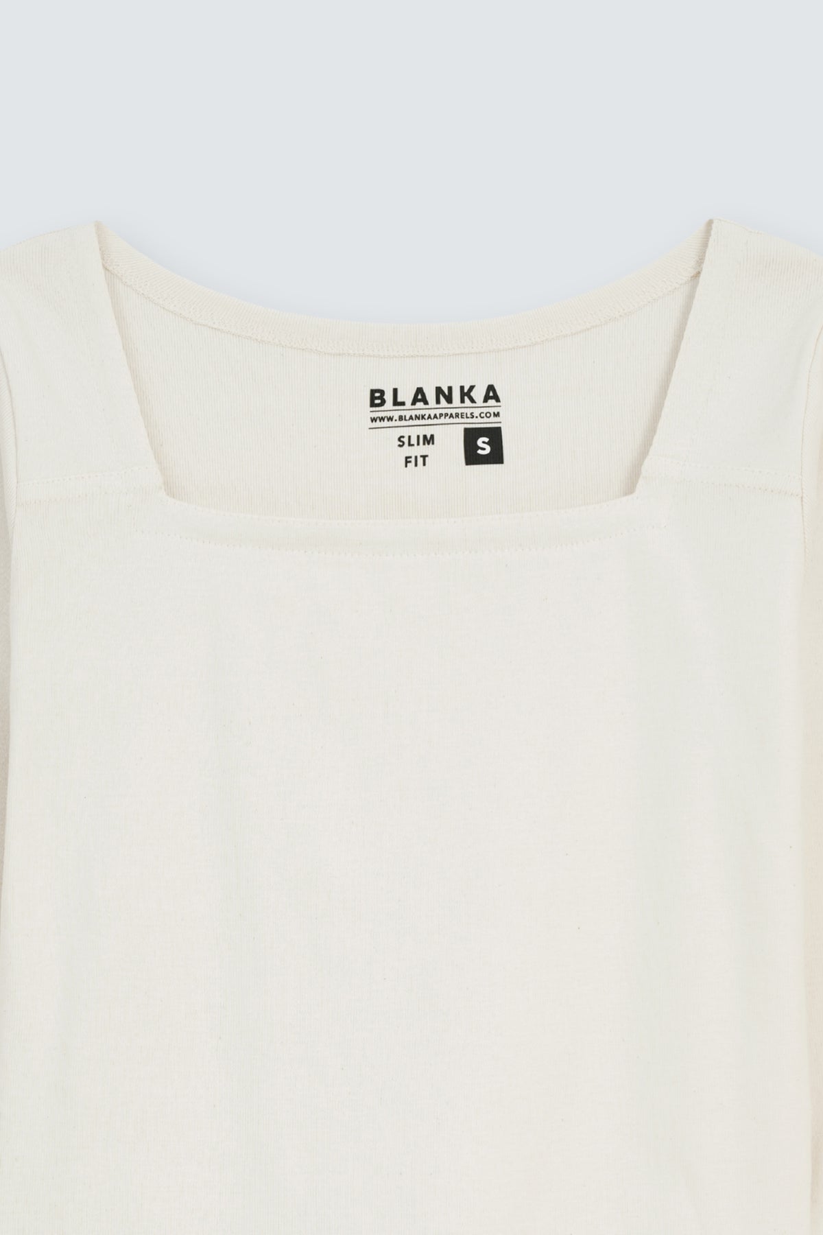 Boat Neck Shirt / Off White